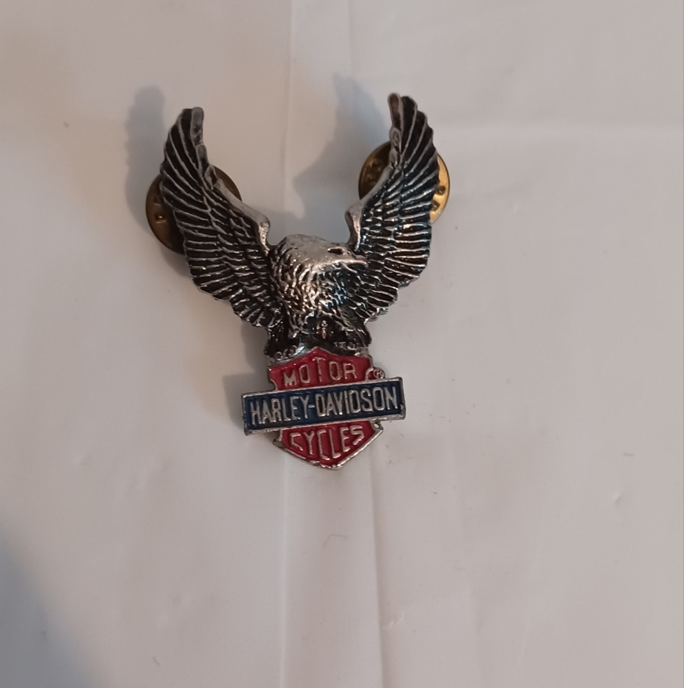 Harley-Davidson Silver Eagle Emblem Pin